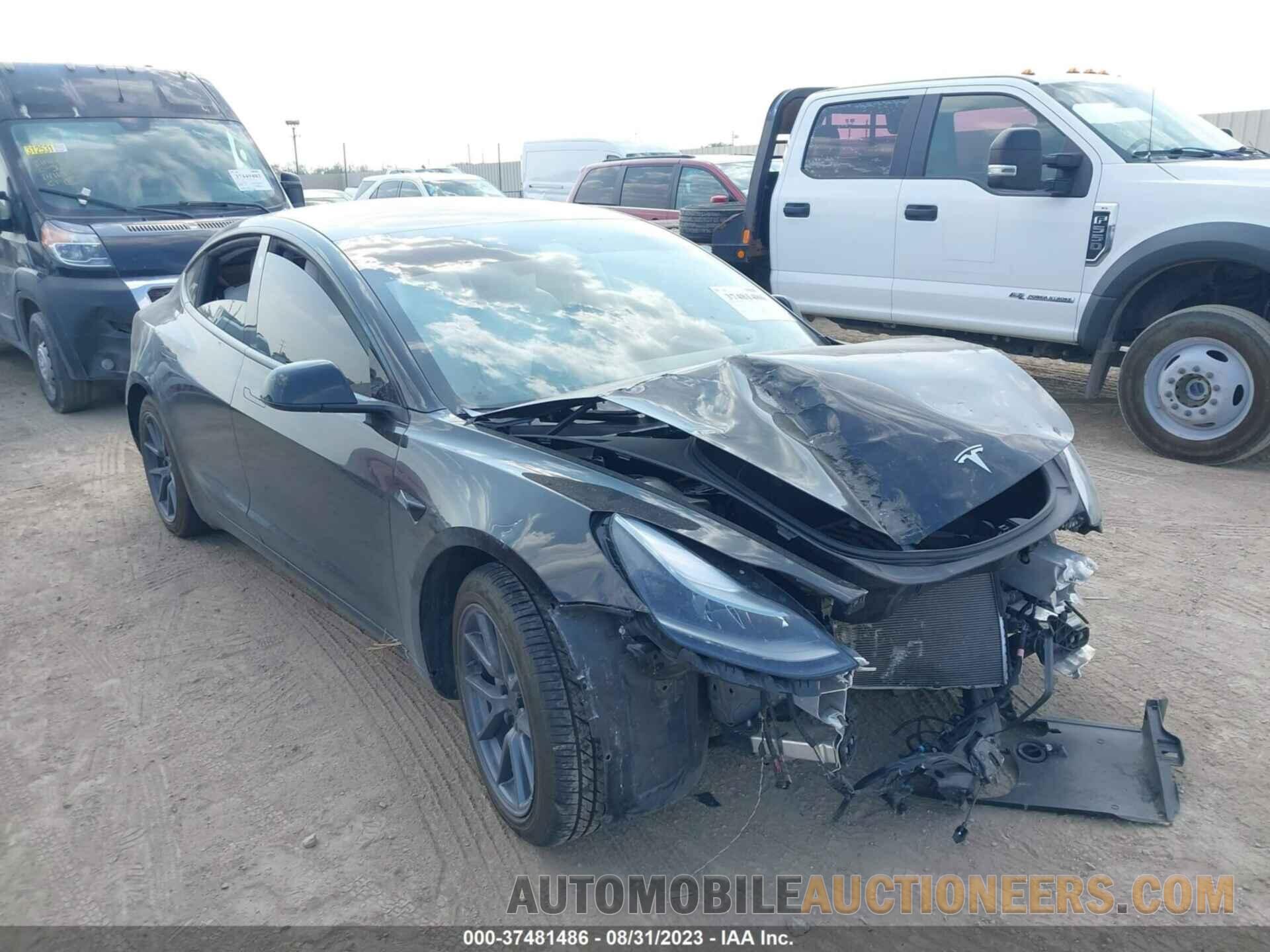 5YJ3E1EA9MF081481 TESLA MODEL 3 2021