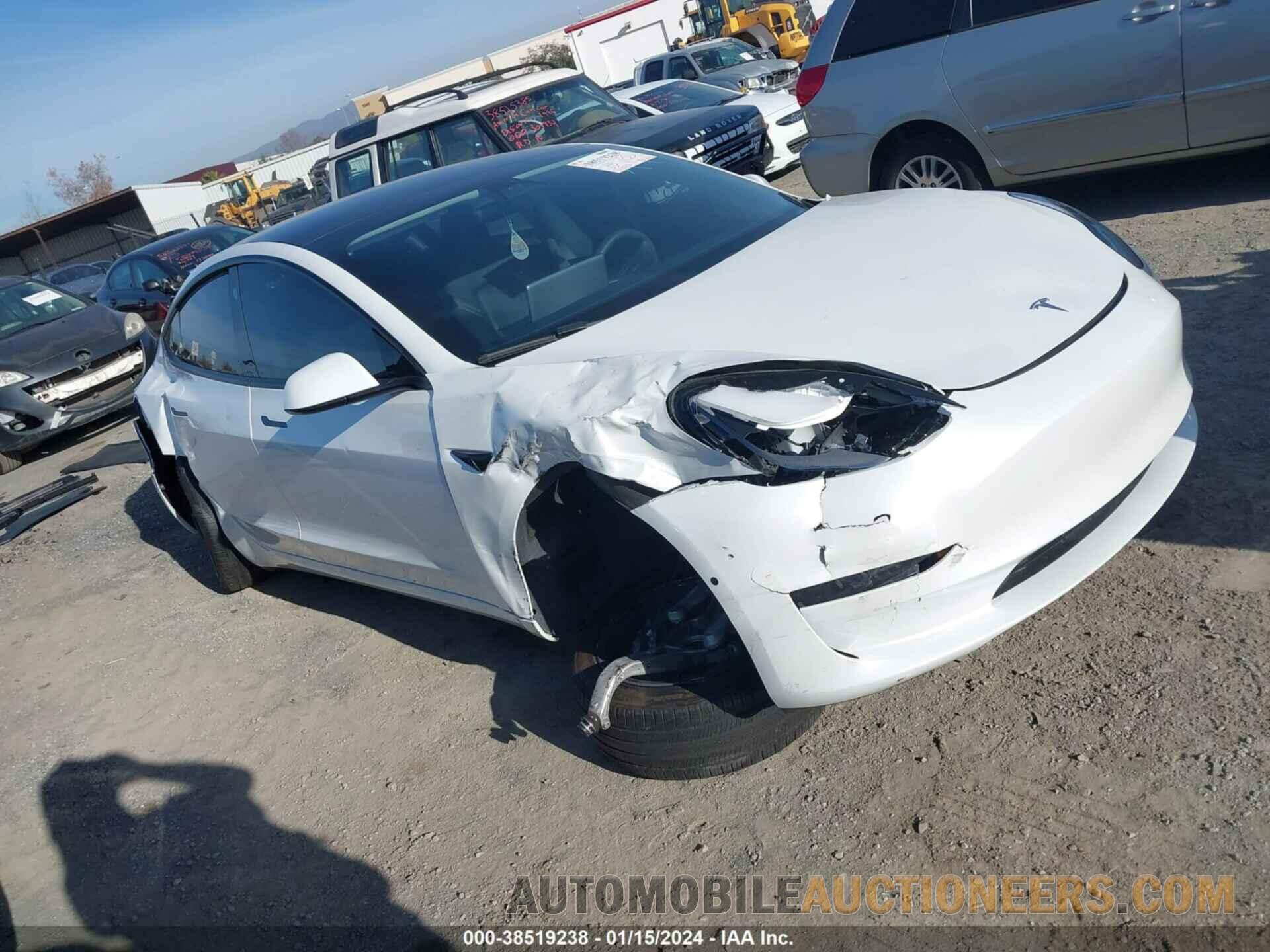 5YJ3E1EA9MF086454 TESLA MODEL 3 2021