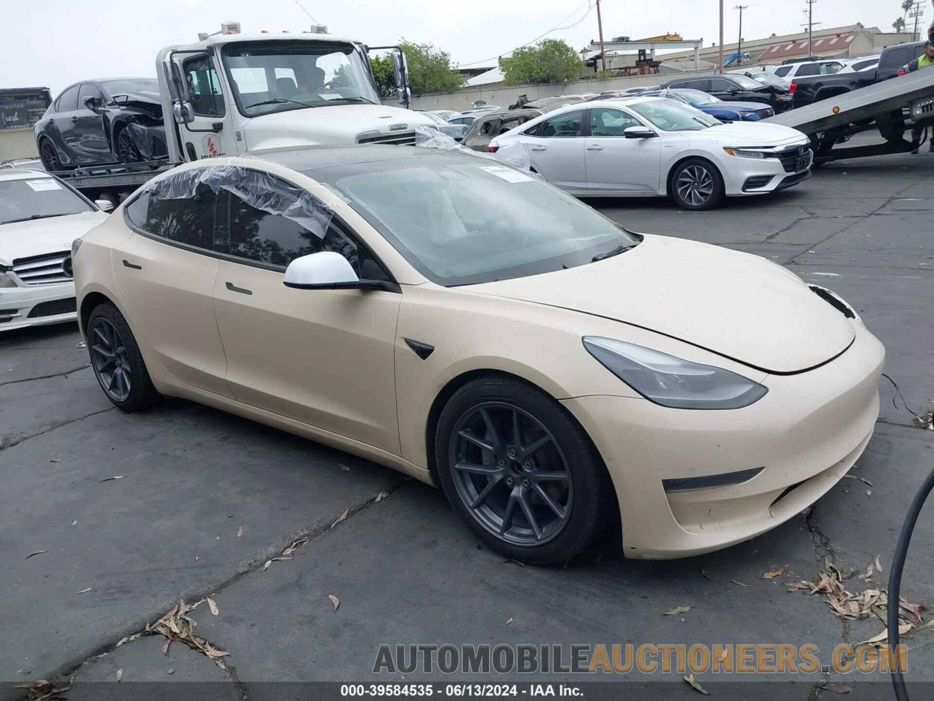 5YJ3E1EA9MF093906 TESLA MODEL 3 2021