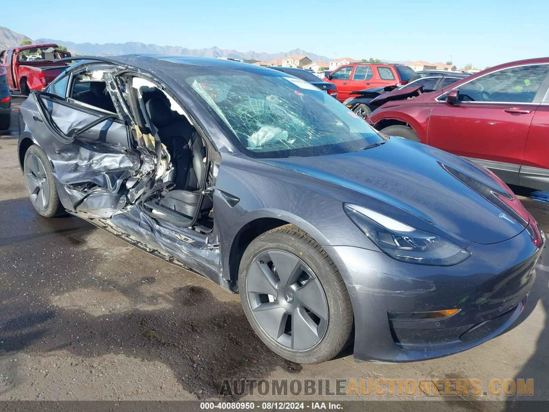 5YJ3E1EA9MF100496 TESLA MODEL 3 2021