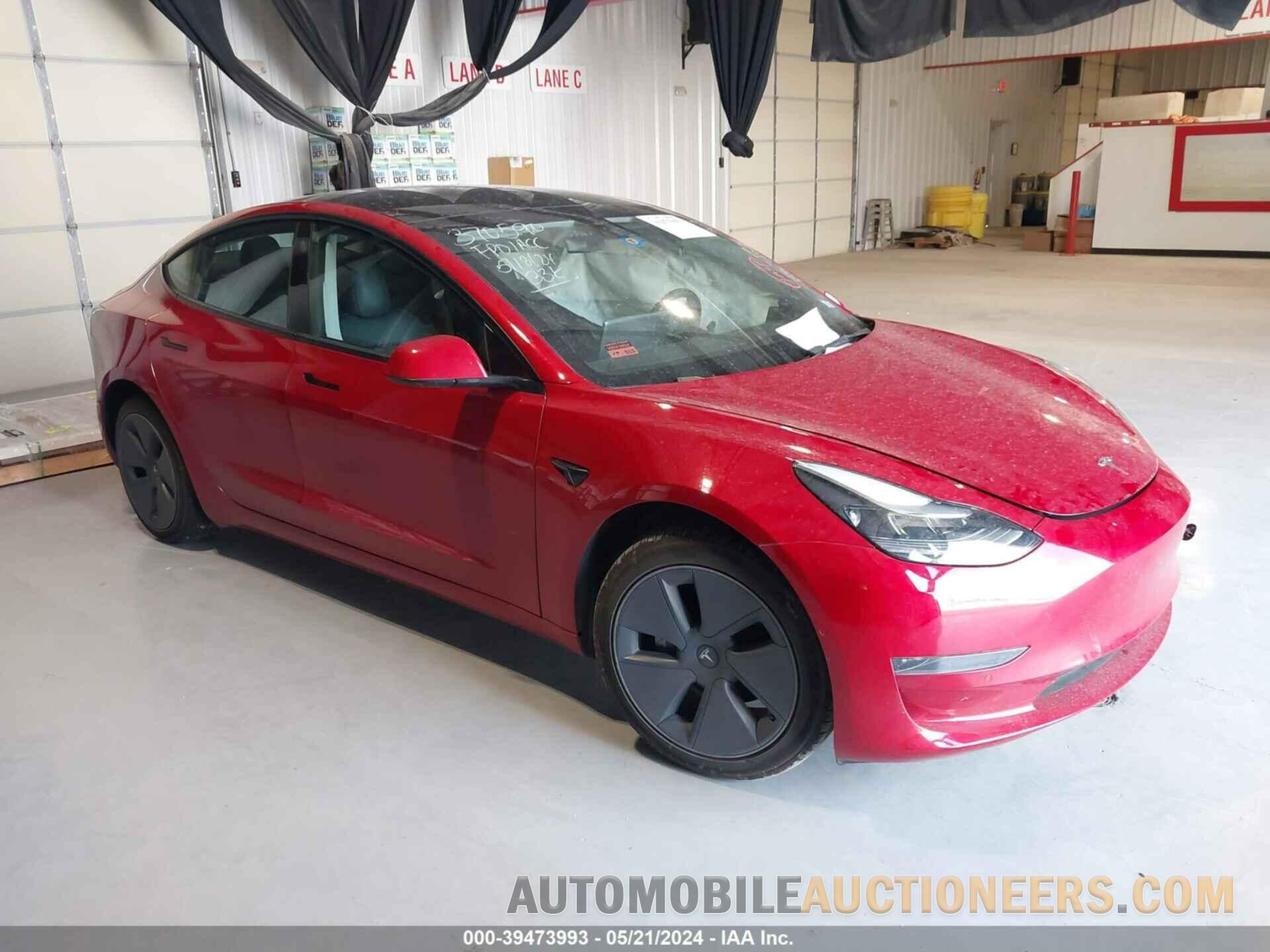 5YJ3E1EA9MF143736 TESLA MODEL 3 2021