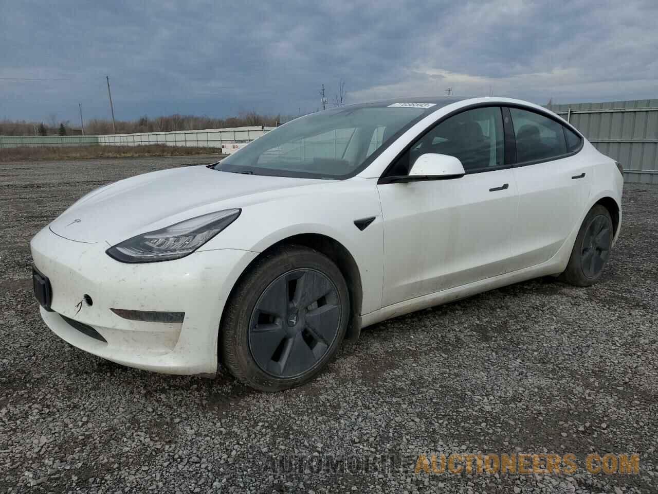 5YJ3E1EA9MF843417 TESLA MODEL 3 2021