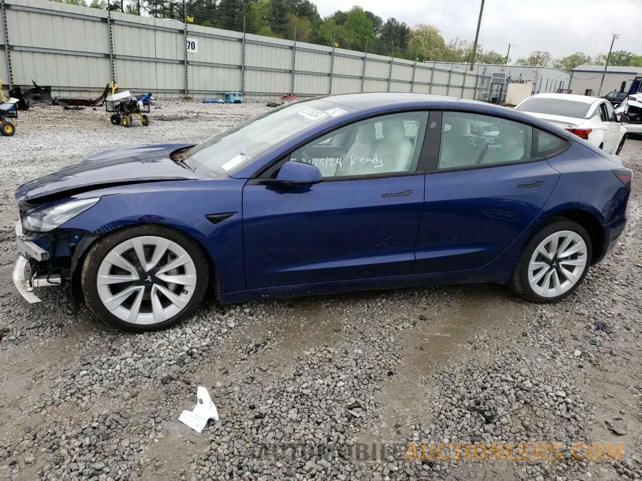 5YJ3E1EA9MF853848 TESLA MODEL 3 2021