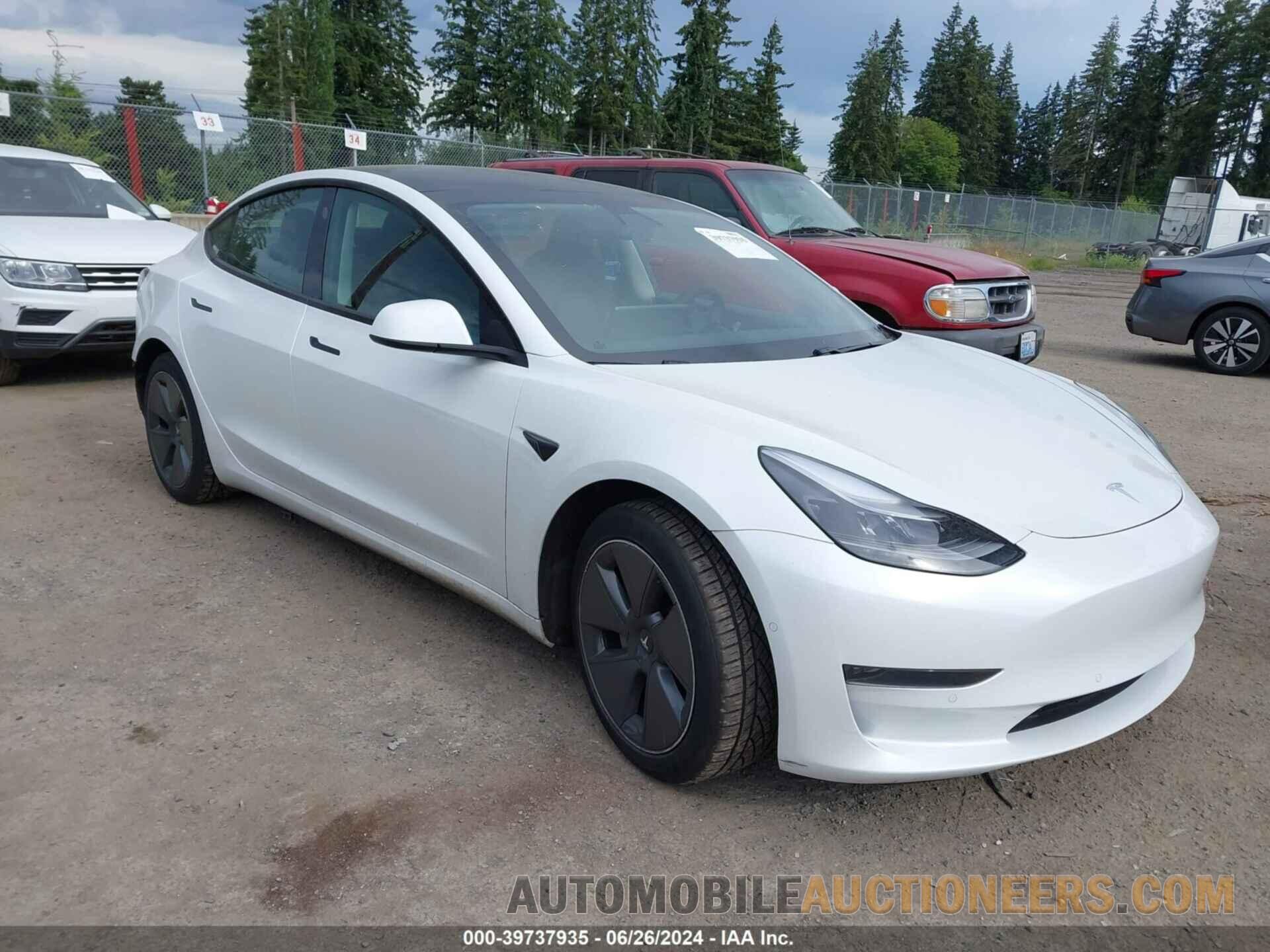 5YJ3E1EA9MF871606 TESLA MODEL 3 2021