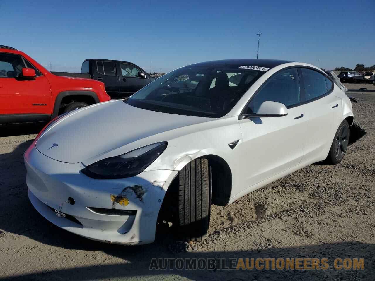 5YJ3E1EA9MF873842 TESLA MODEL 3 2021