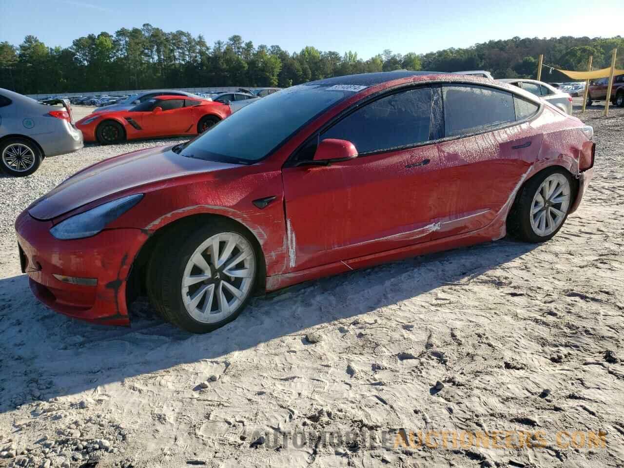 5YJ3E1EA9MF878507 TESLA MODEL 3 2021