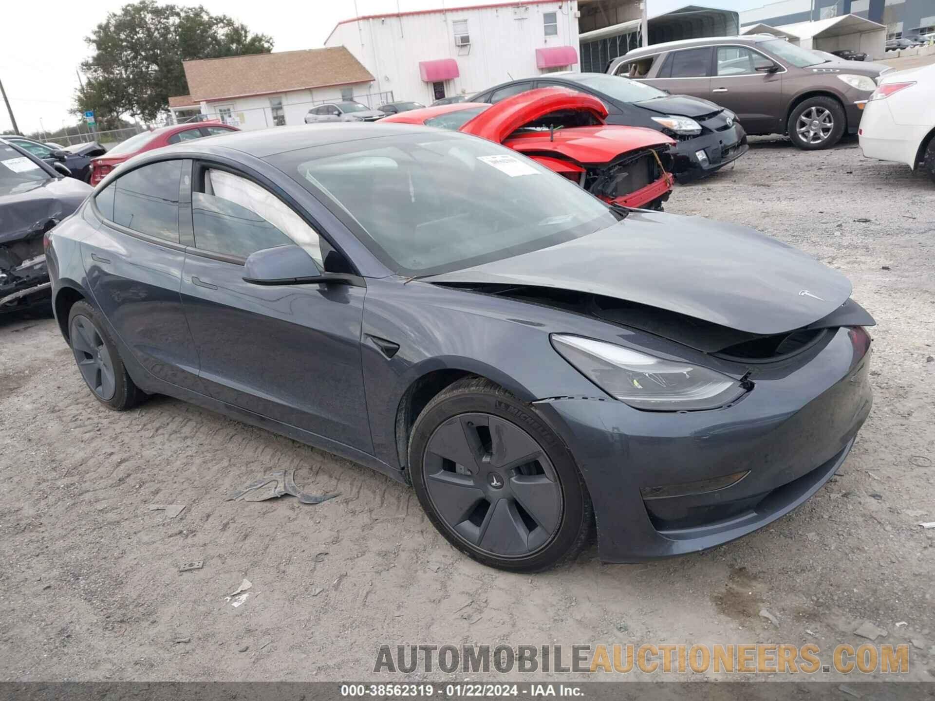 5YJ3E1EA9MF907374 TESLA MODEL 3 2021