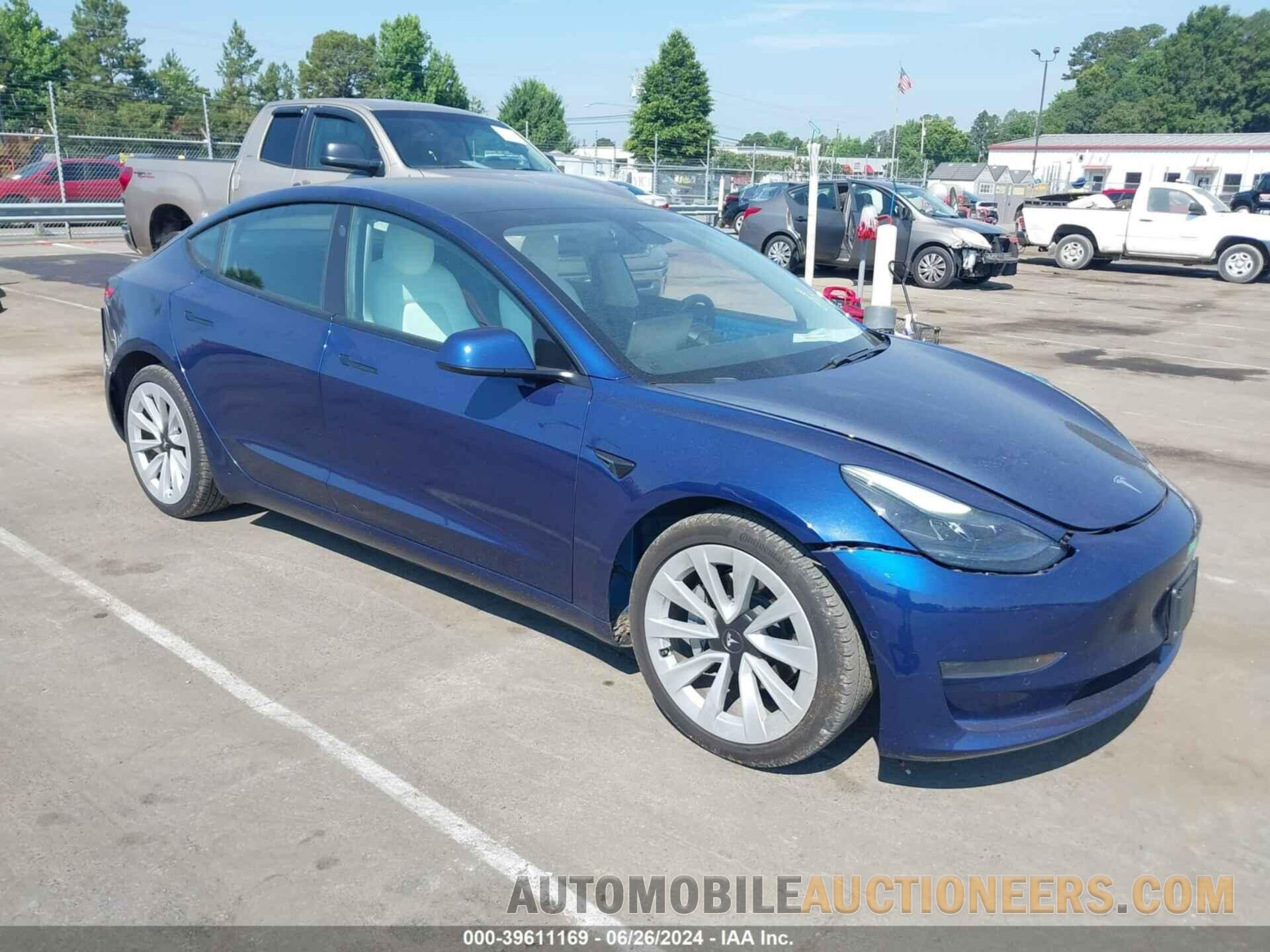 5YJ3E1EA9MF916012 TESLA MODEL 3 2021