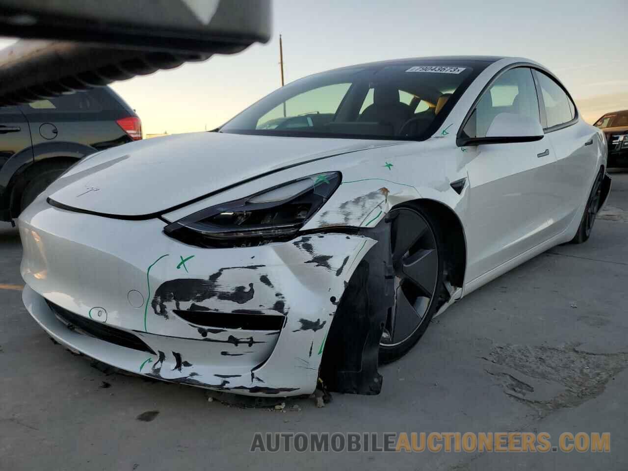 5YJ3E1EA9MF965369 TESLA MODEL 3 2021