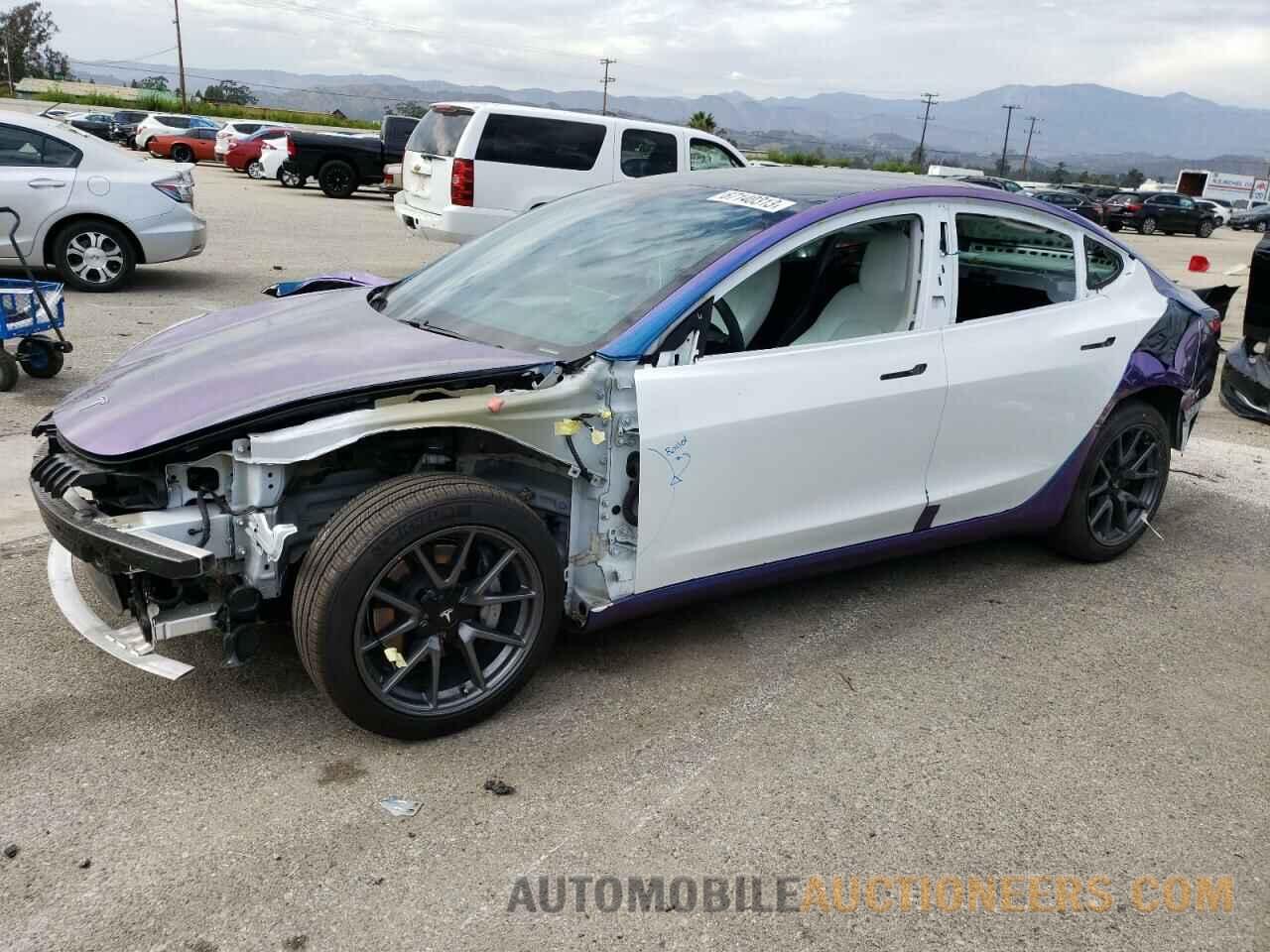 5YJ3E1EA9MF978087 TESLA MODEL 3 2021