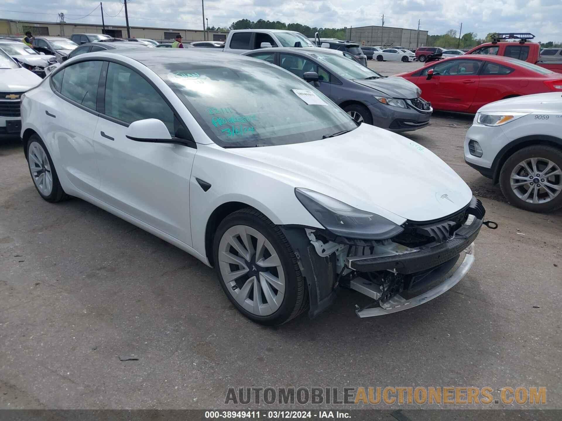 5YJ3E1EA9MF998405 TESLA MODEL 3 2021