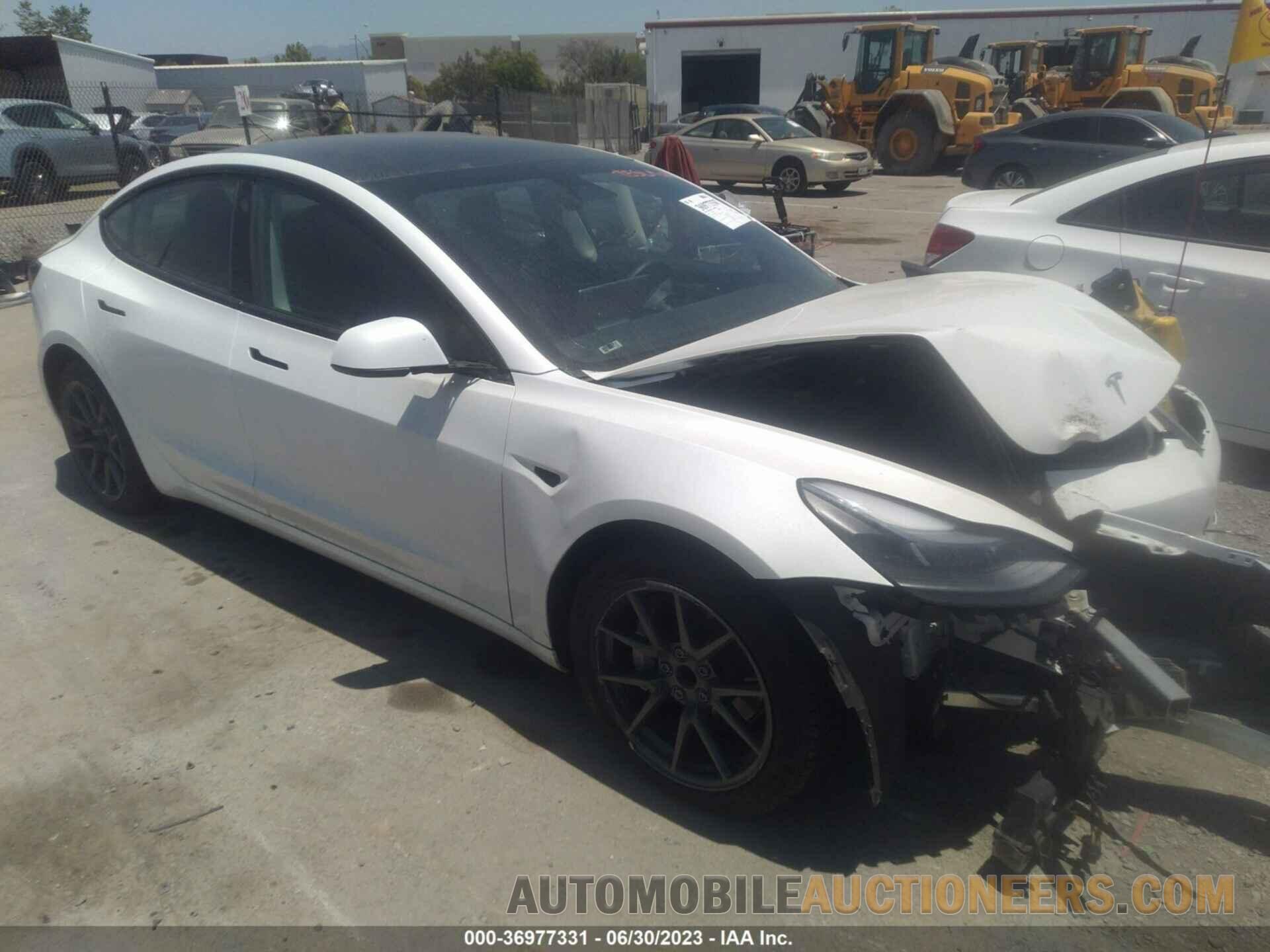 5YJ3E1EA9NF107451 TESLA MODEL 3 2022