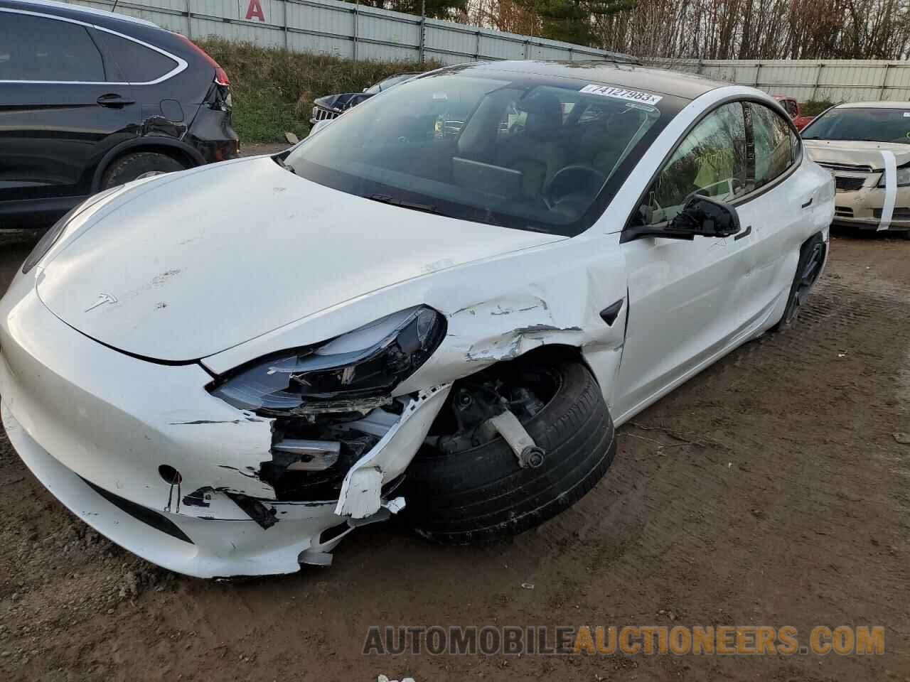 5YJ3E1EA9NF114335 TESLA MODEL 3 2022