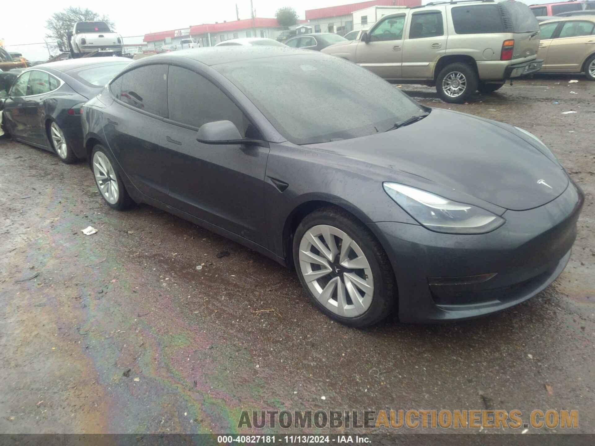 5YJ3E1EA9NF116828 TESLA MODEL 3 2022