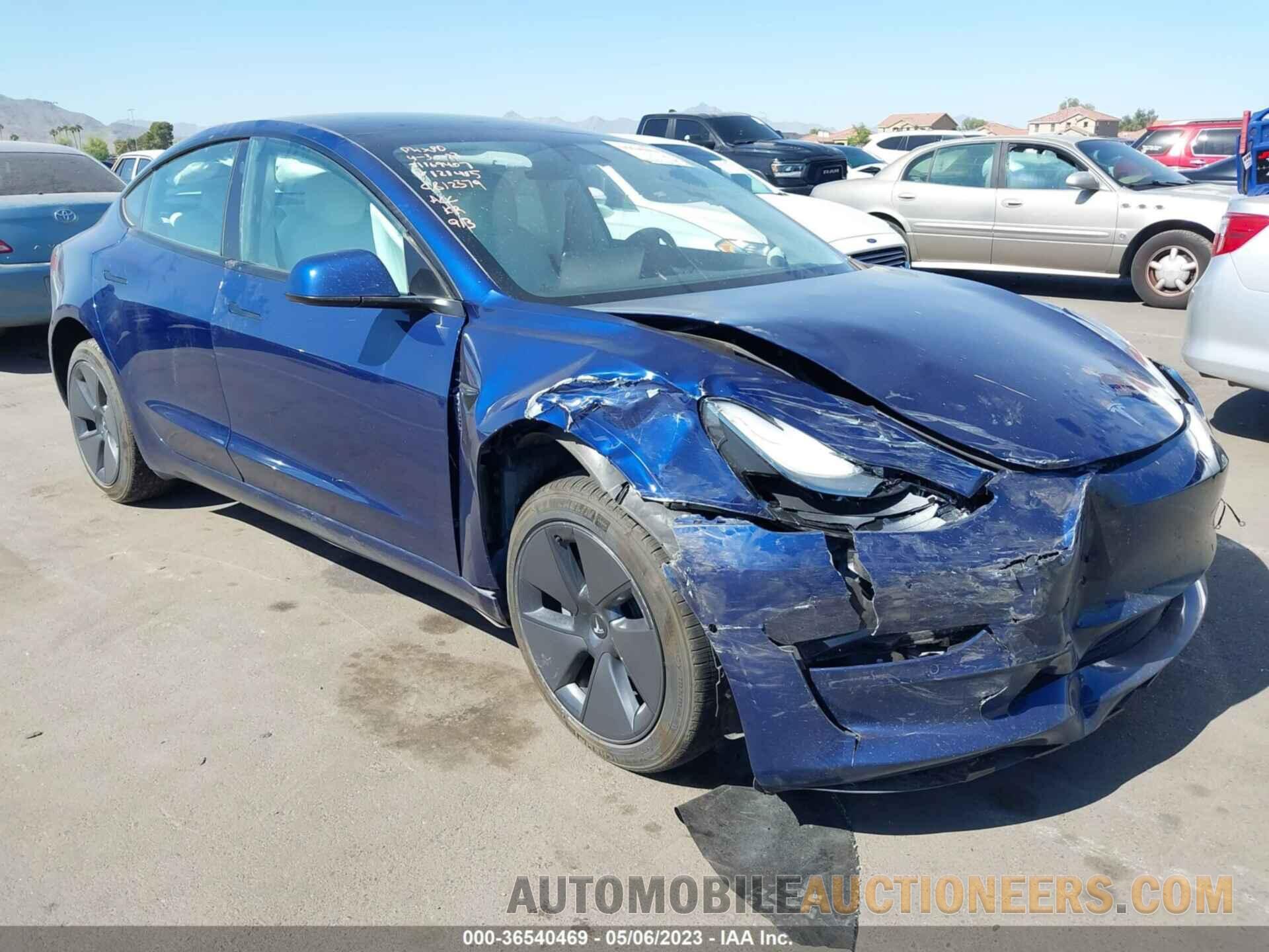 5YJ3E1EA9NF121415 TESLA MODEL 3 2022