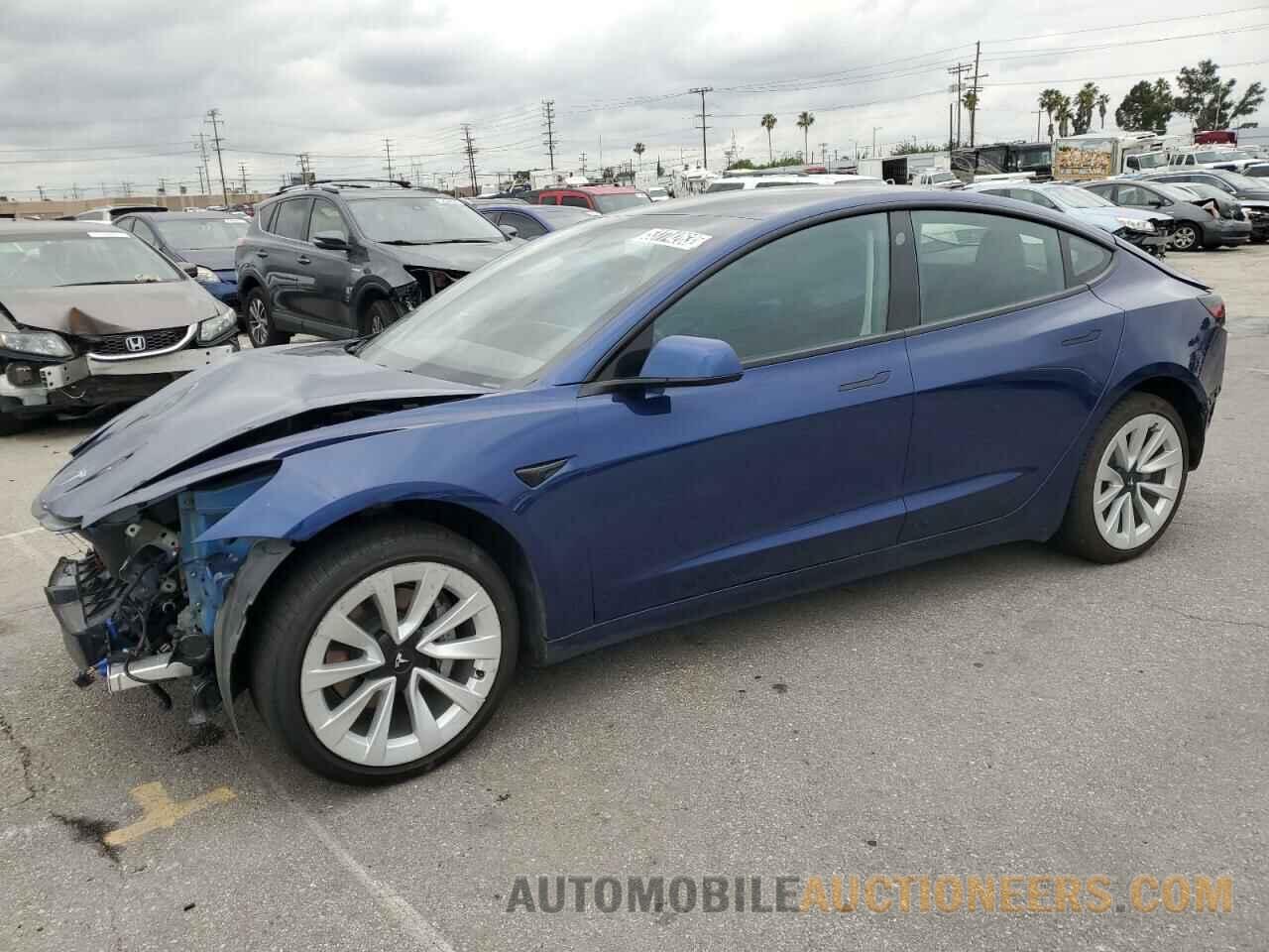 5YJ3E1EA9NF144063 TESLA MODEL 3 2022