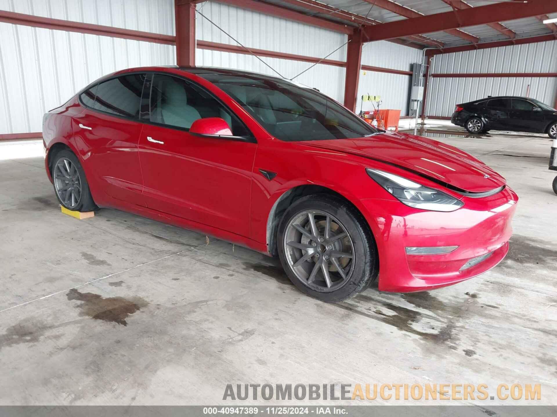 5YJ3E1EA9NF162126 TESLA MODEL 3 2022