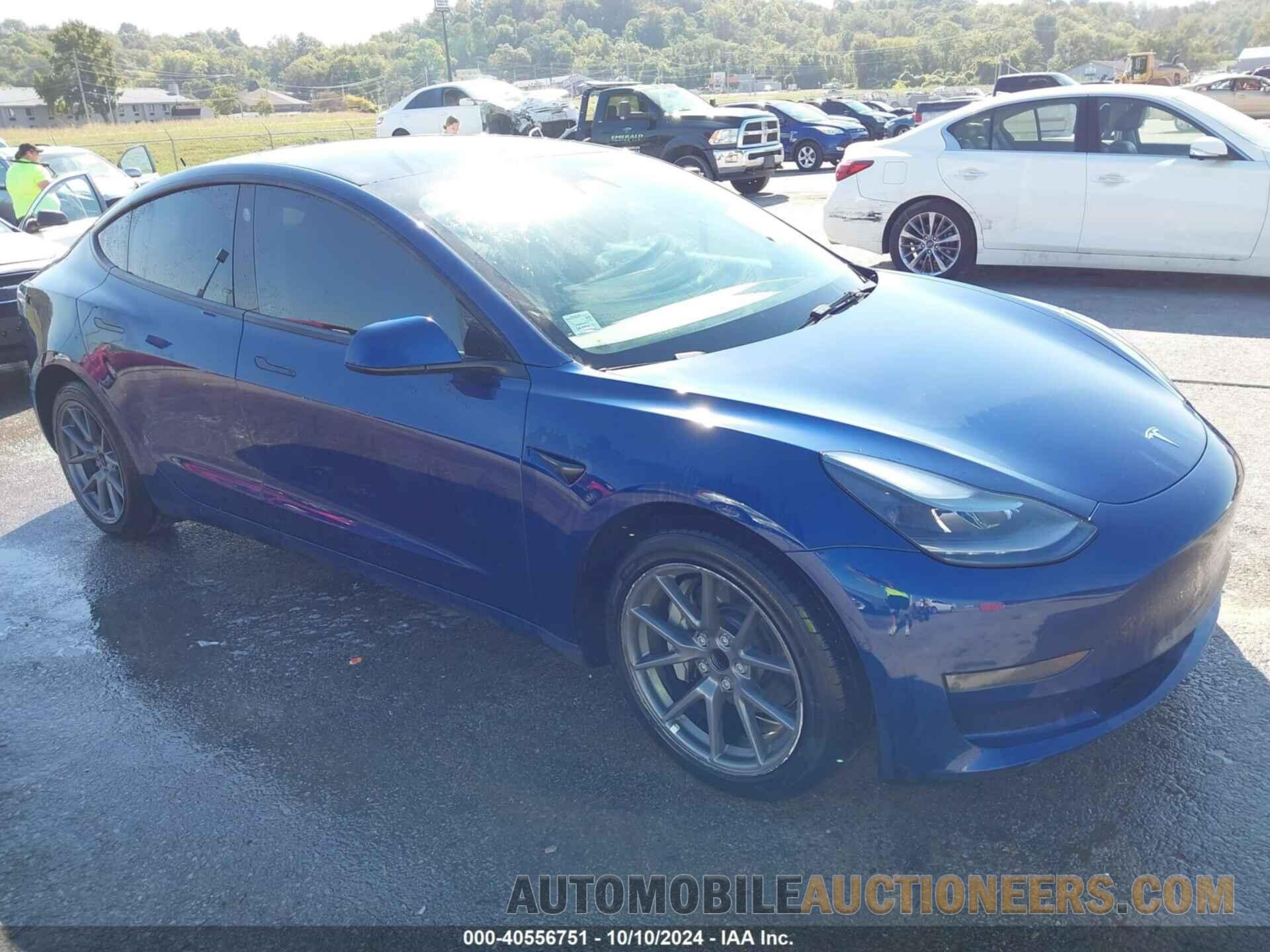 5YJ3E1EA9NF185227 TESLA MODEL 3 2022