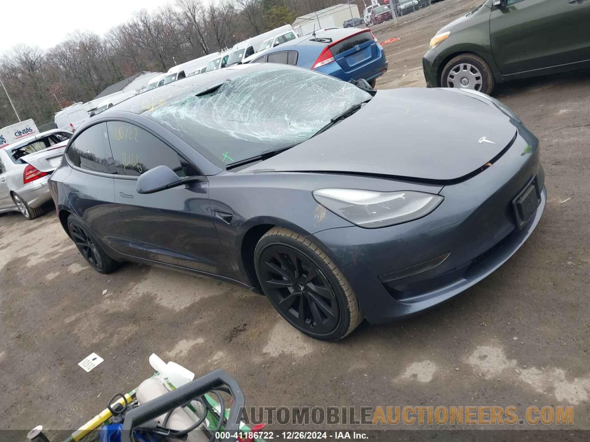 5YJ3E1EA9NF185910 TESLA MODEL 3 2022