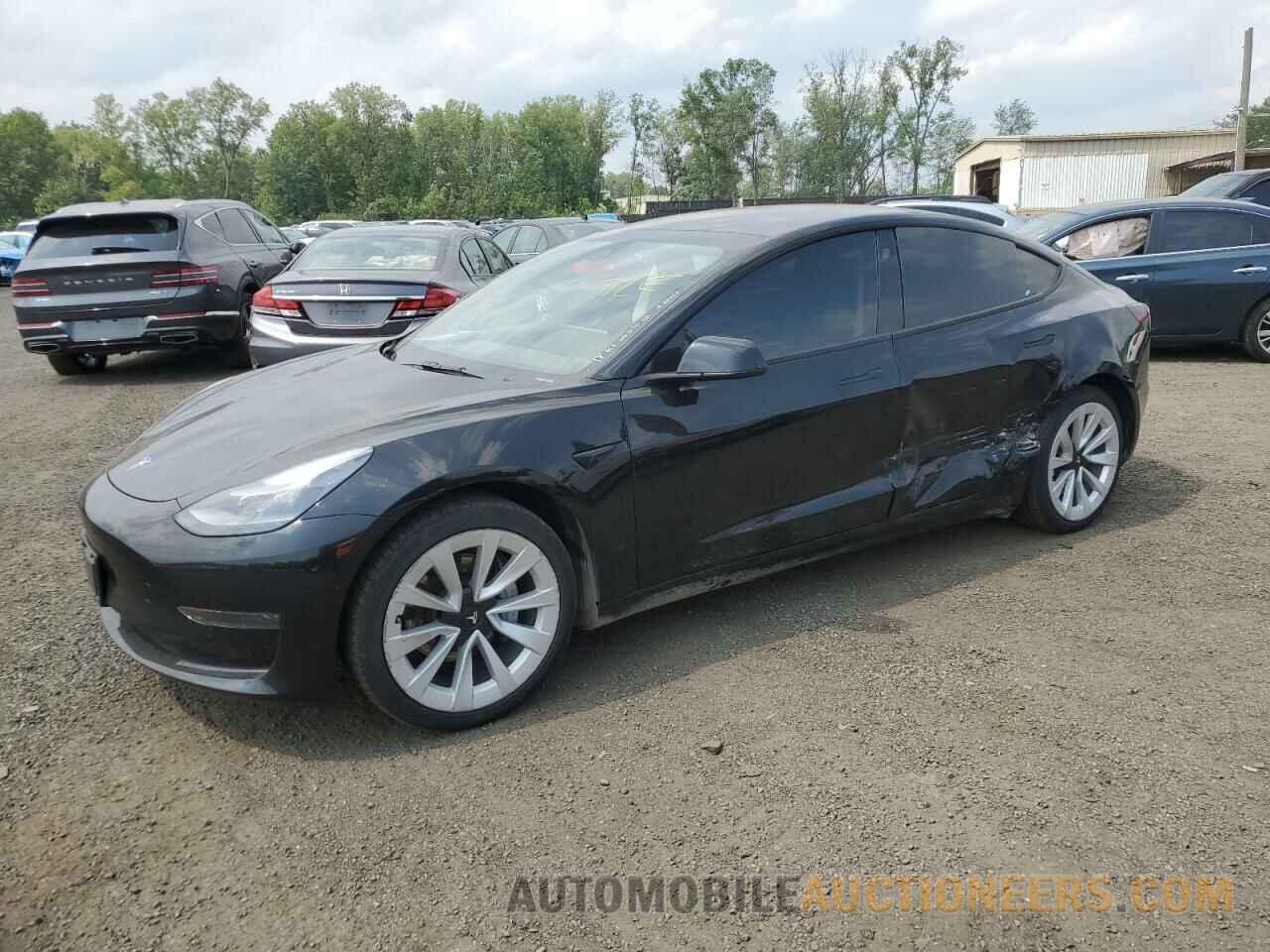 5YJ3E1EA9NF186765 TESLA MODEL 3 2022