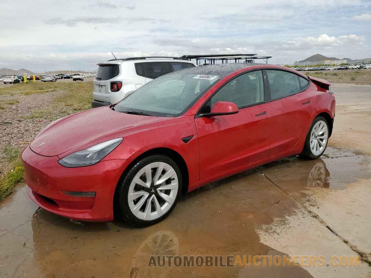 5YJ3E1EA9NF187298 TESLA MODEL 3 2022