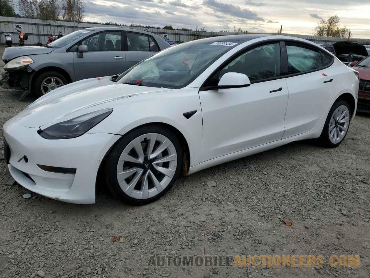 5YJ3E1EA9NF188340 TESLA MODEL 3 2022