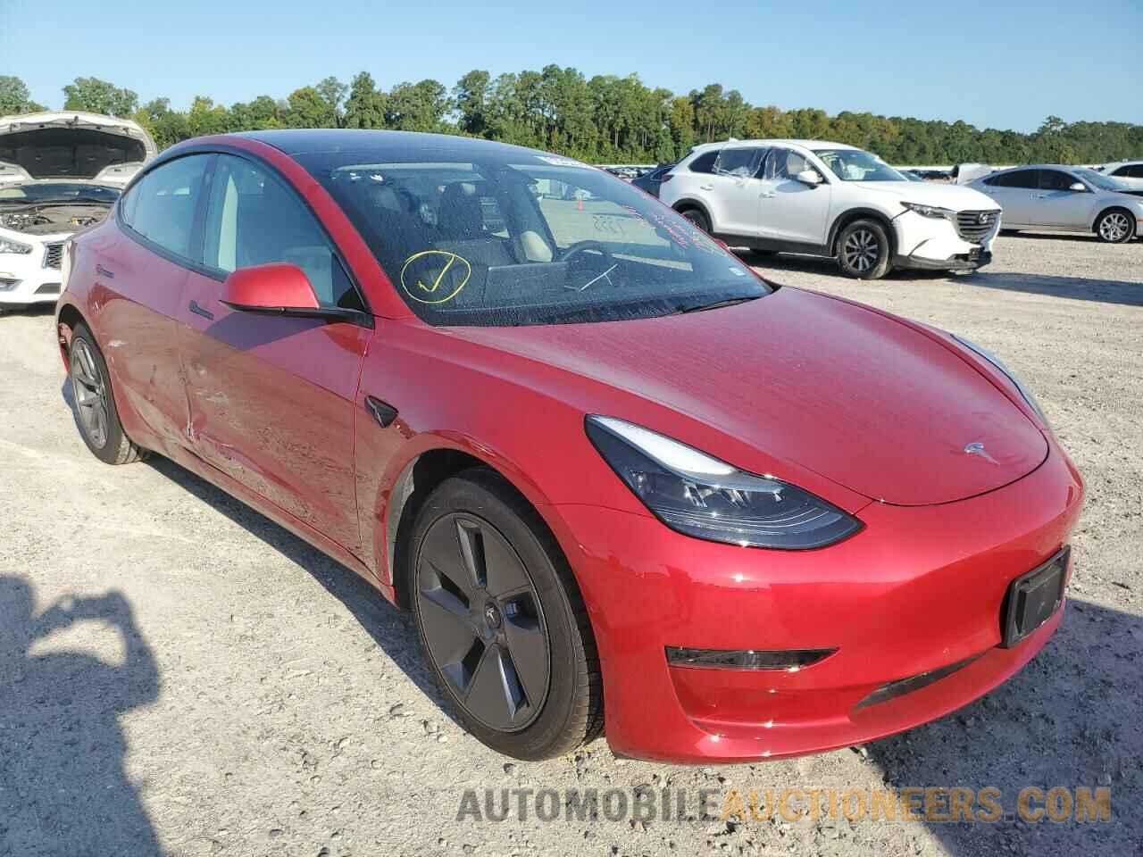 5YJ3E1EA9NF189438 TESLA MODEL 3 2022