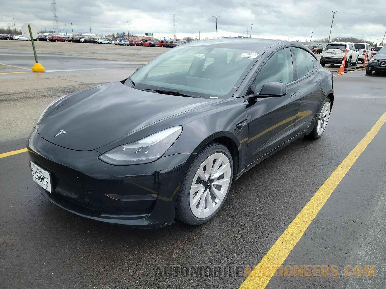 5YJ3E1EA9NF190492 Tesla Model 3 2022