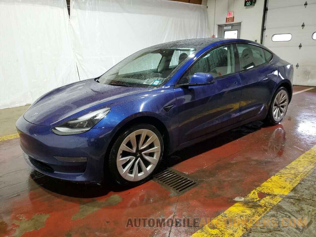 5YJ3E1EA9NF192095 TESLA MODEL 3 2022