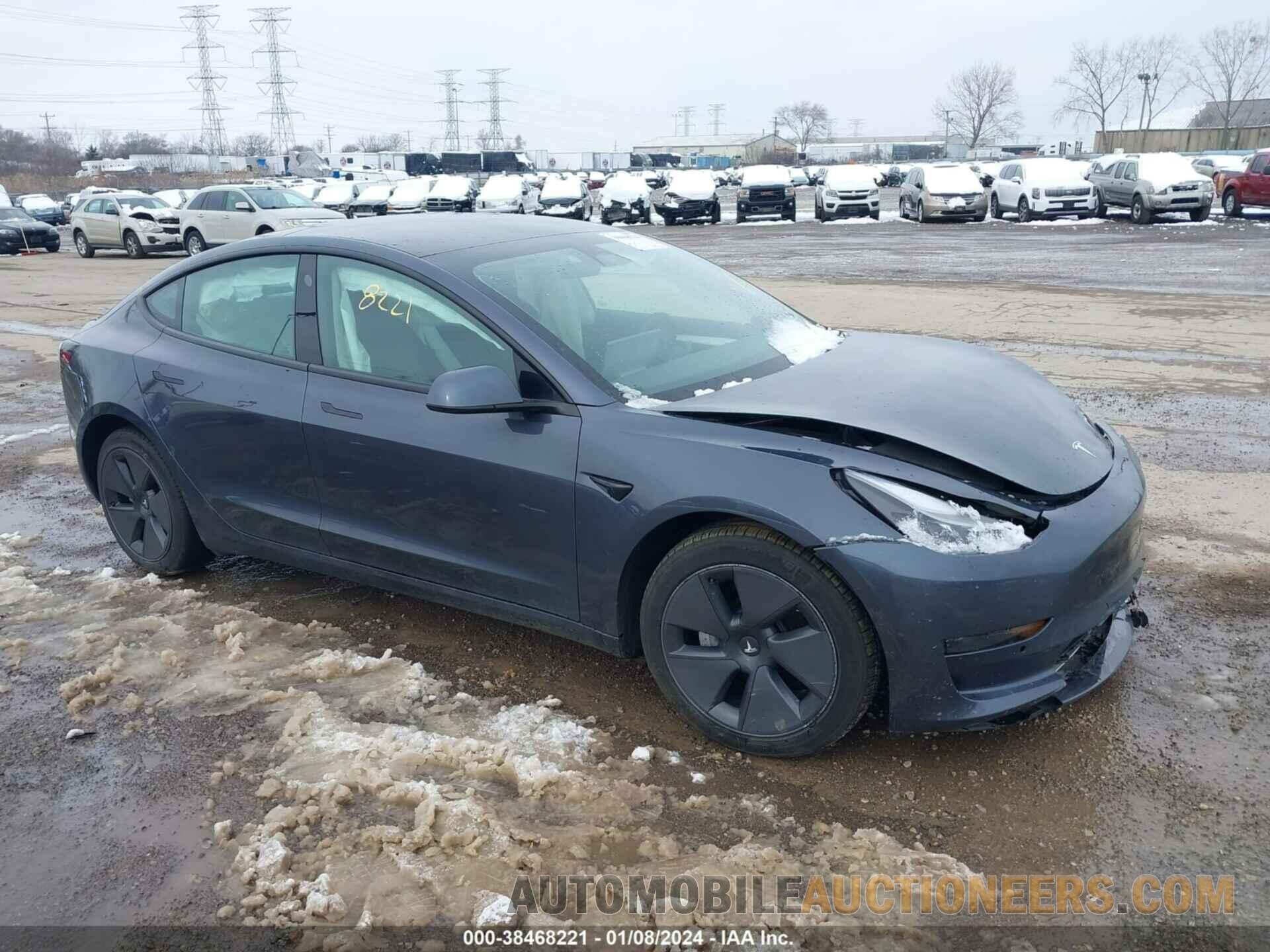 5YJ3E1EA9NF199385 TESLA MODEL 3 2022