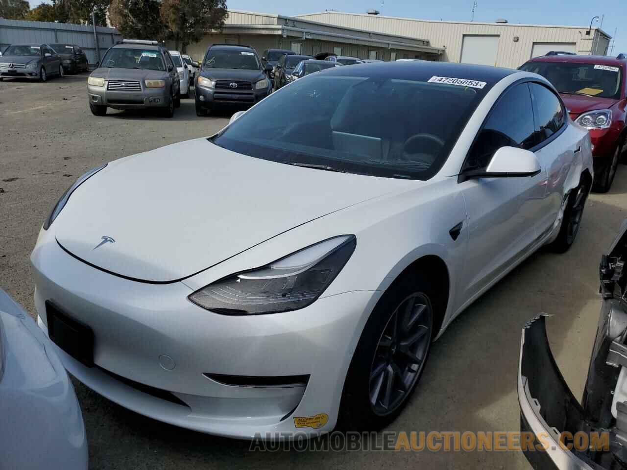 5YJ3E1EA9NF238766 TESLA MODEL 3 2022