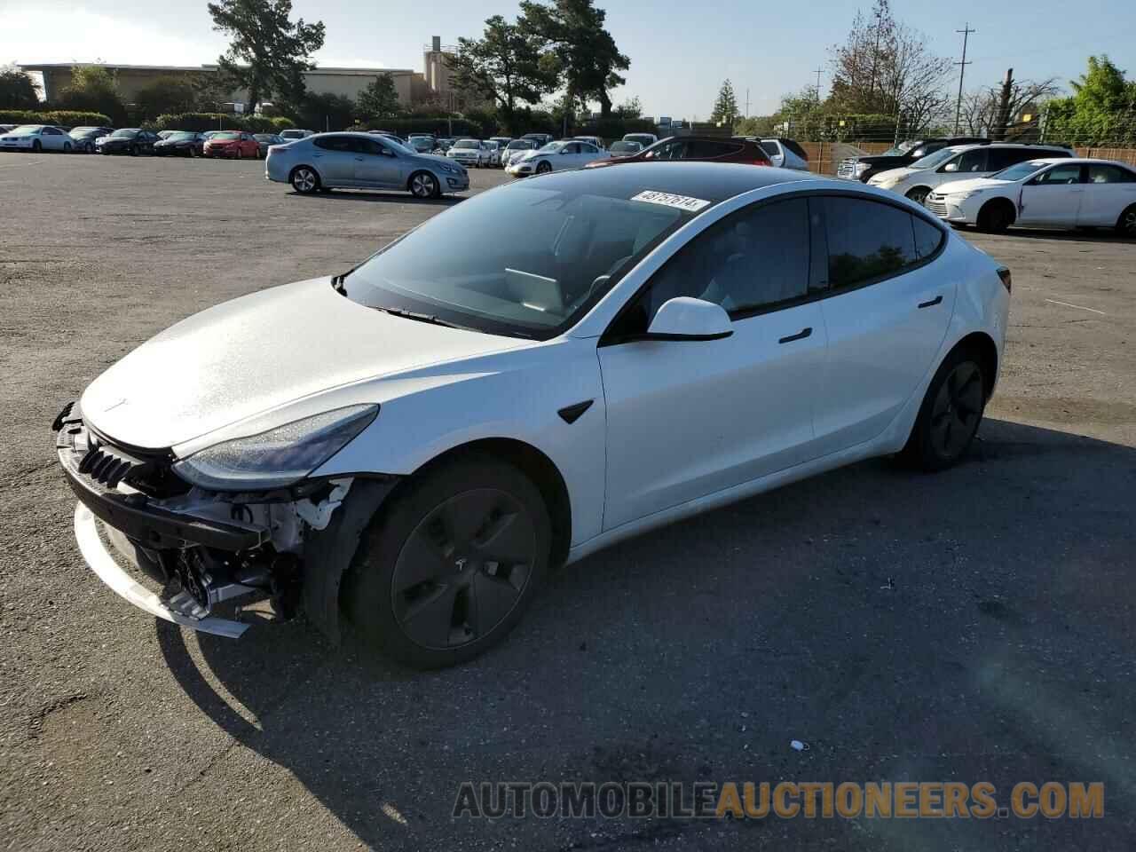 5YJ3E1EA9NF245345 TESLA MODEL 3 2022