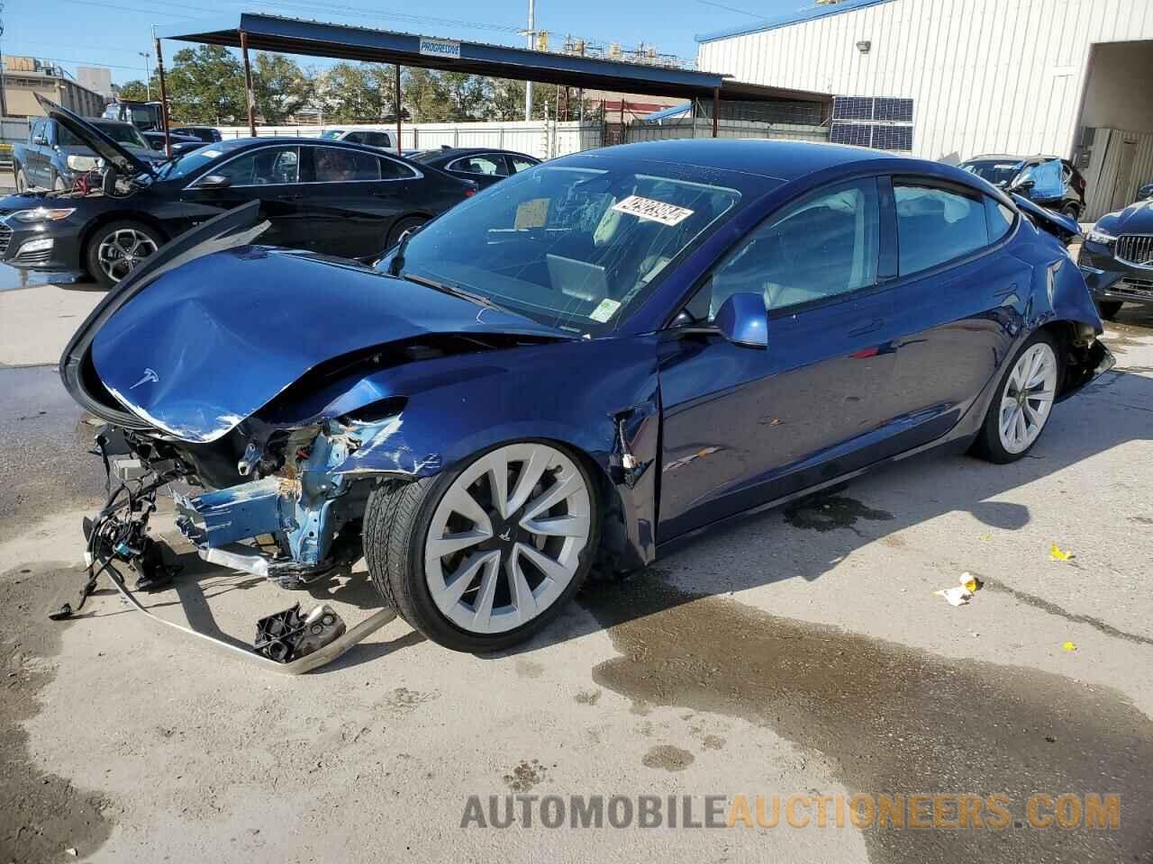 5YJ3E1EA9NF285554 TESLA MODEL 3 2022