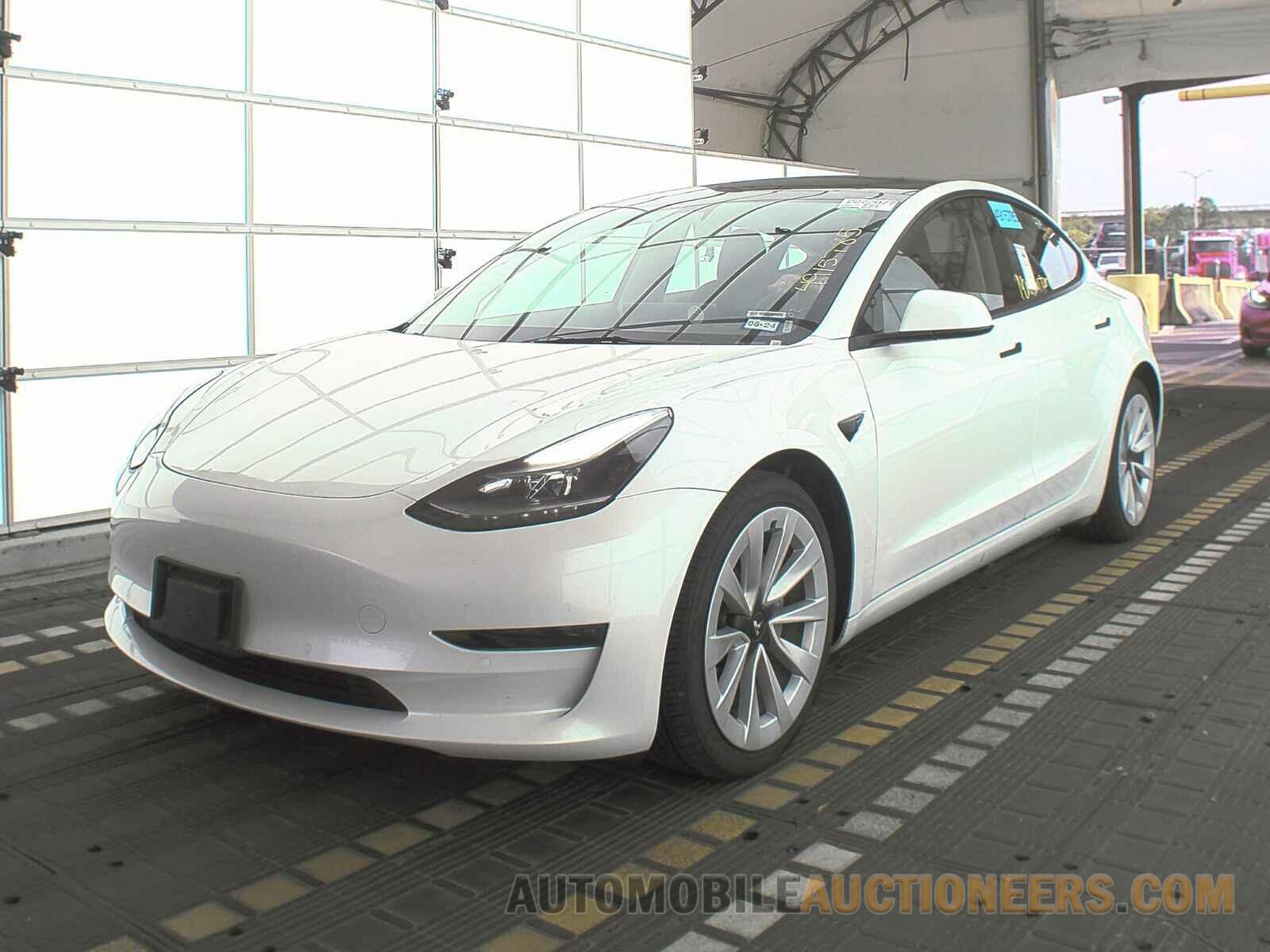 5YJ3E1EA9NF285988 Tesla Model 3 2022