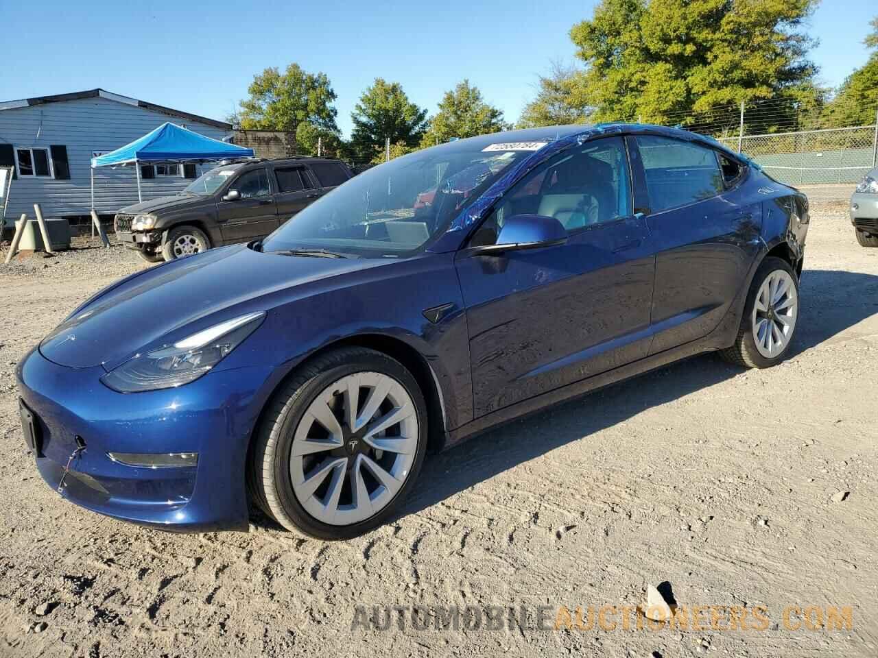 5YJ3E1EA9NF286025 TESLA MODEL 3 2022