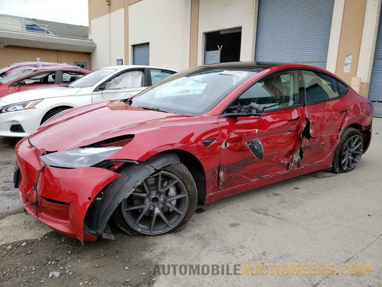 5YJ3E1EA9NF287627 TESLA MODEL 3 2022