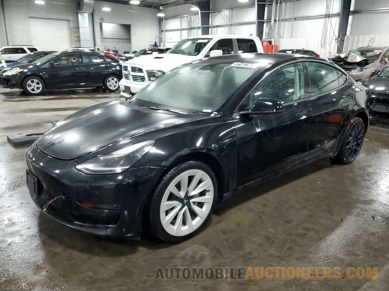 5YJ3E1EA9NF288387 TESLA MODEL 3 2022