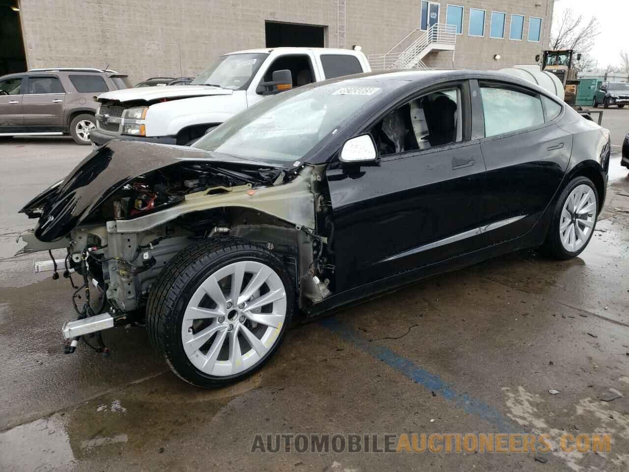 5YJ3E1EA9NF288891 TESLA MODEL 3 2022