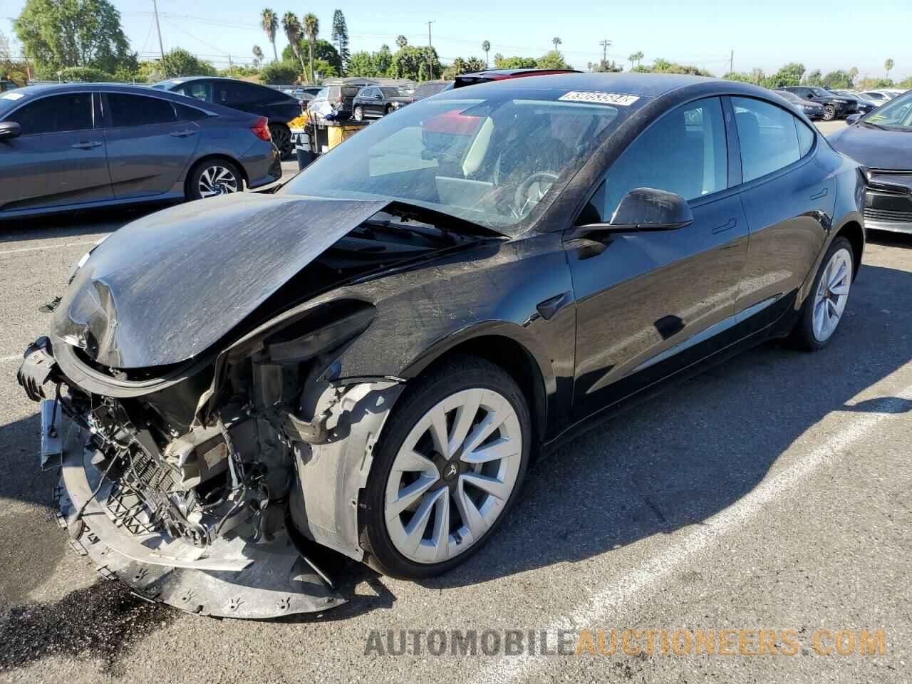 5YJ3E1EA9NF290897 TESLA MODEL 3 2022