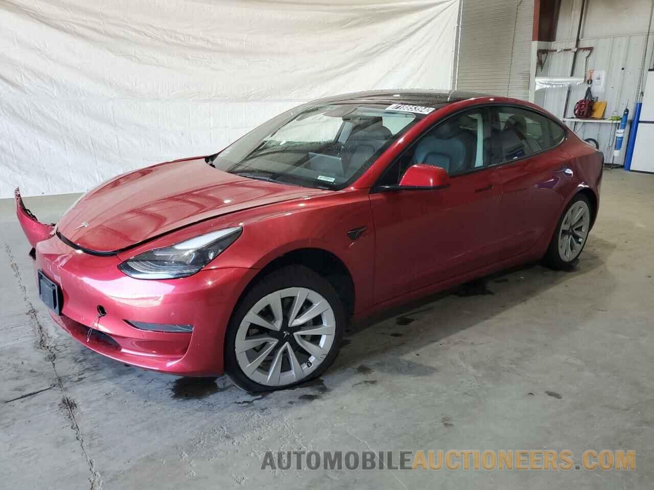 5YJ3E1EA9NF291158 TESLA MODEL 3 2022