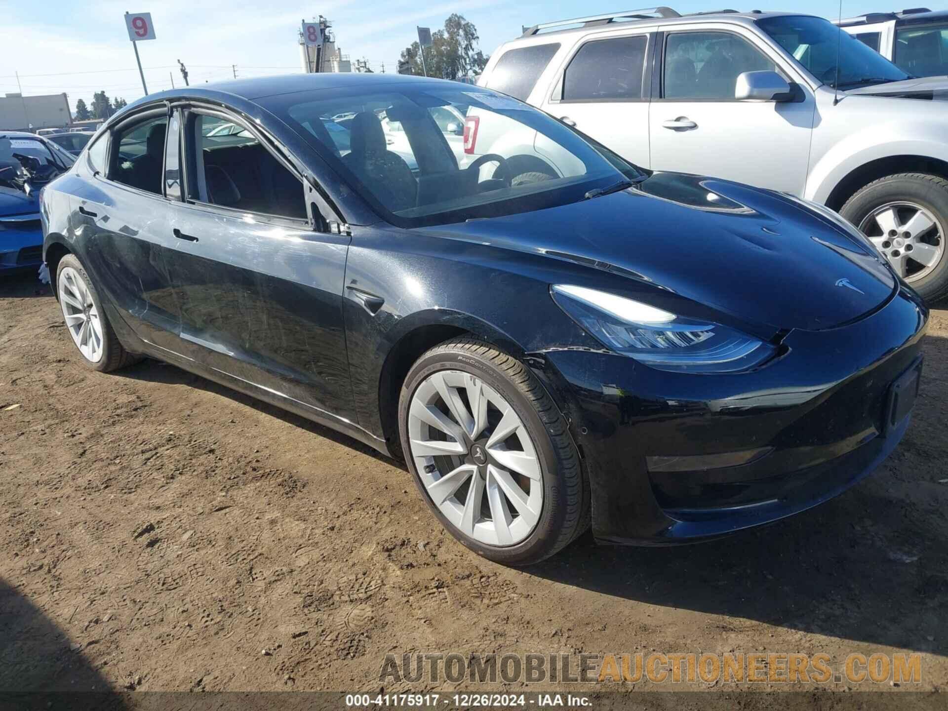 5YJ3E1EA9NF295890 TESLA MODEL 3 2022