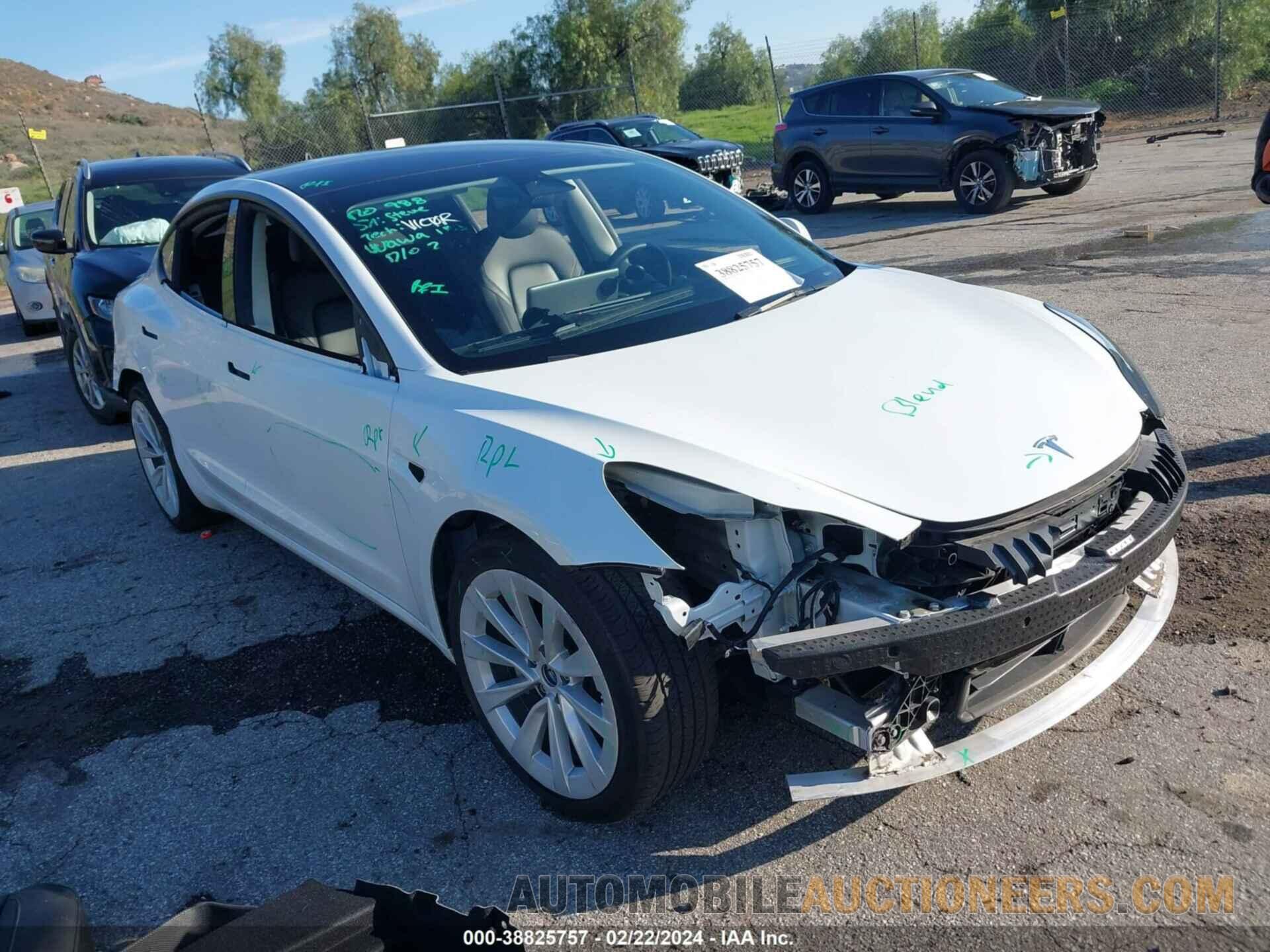 5YJ3E1EA9NF296697 TESLA MODEL 3 2022