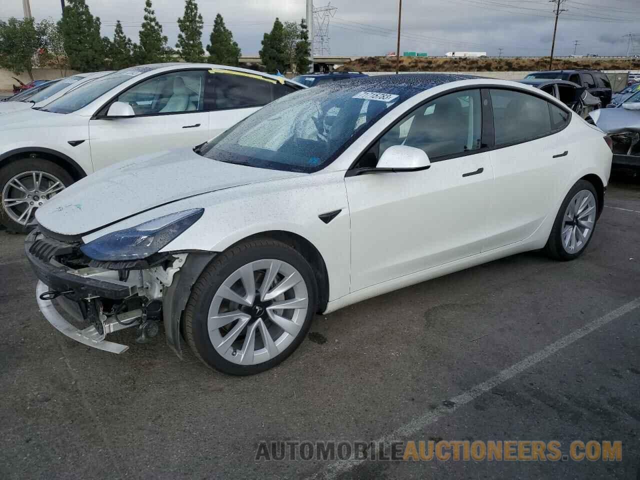 5YJ3E1EA9NF298577 TESLA MODEL 3 2022