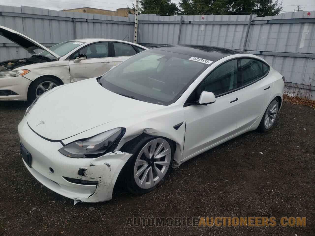 5YJ3E1EA9NF321470 TESLA MODEL 3 2022