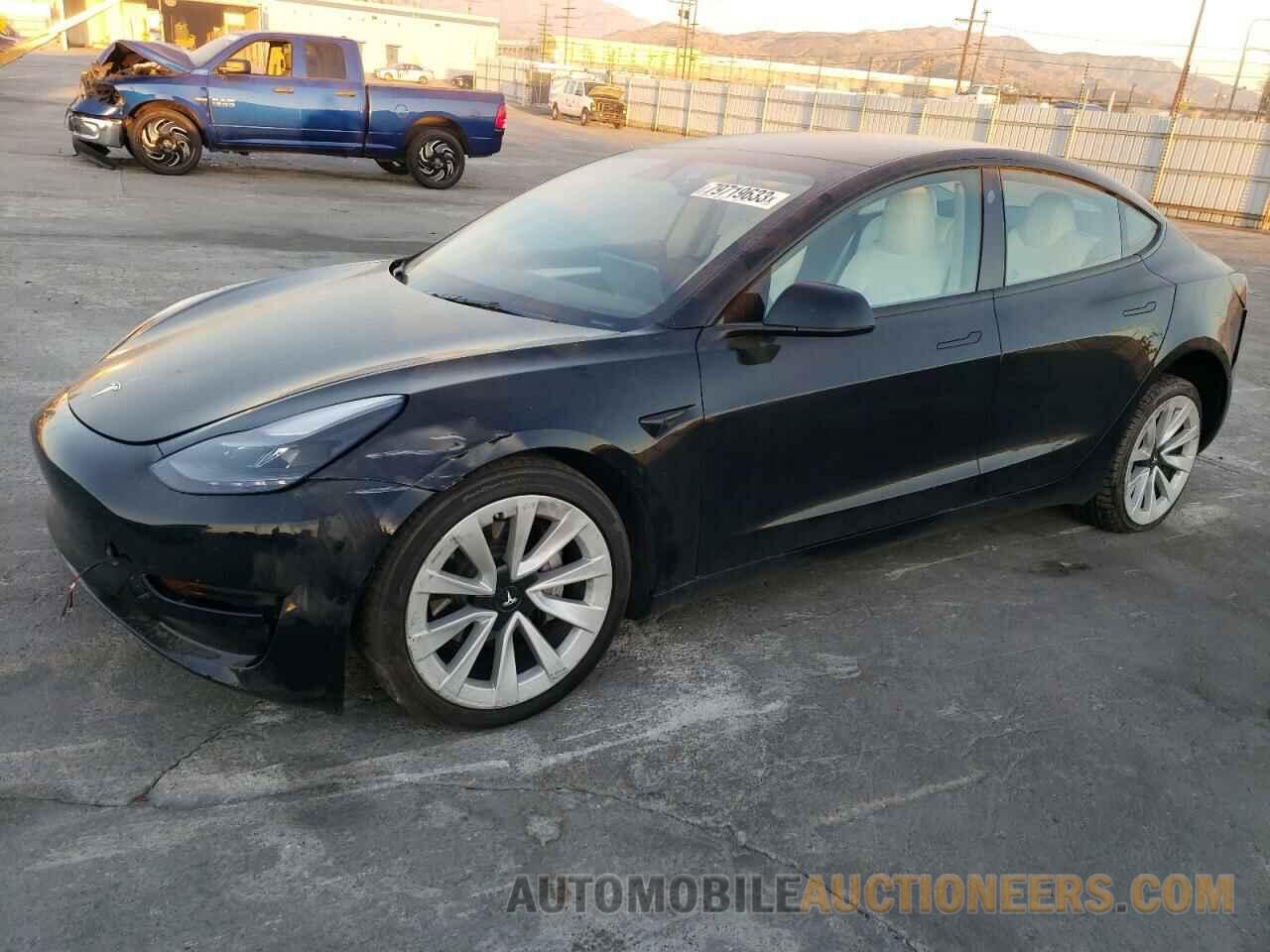 5YJ3E1EA9NF336759 TESLA MODEL 3 2022