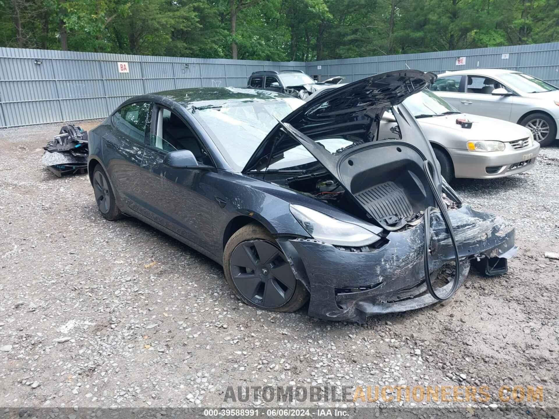 5YJ3E1EA9NF339547 TESLA MODEL 3 2022