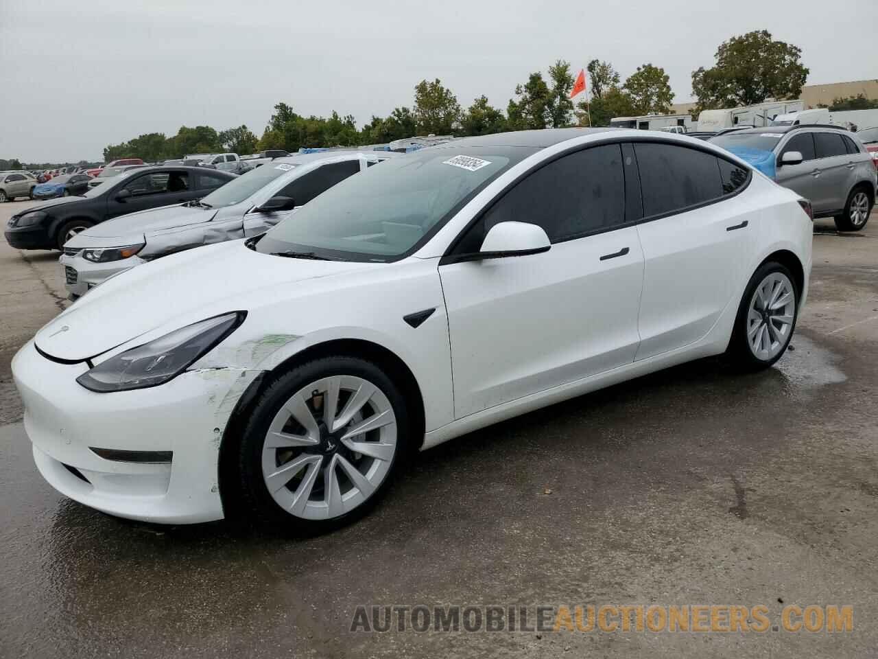 5YJ3E1EA9NF342447 TESLA MODEL 3 2022