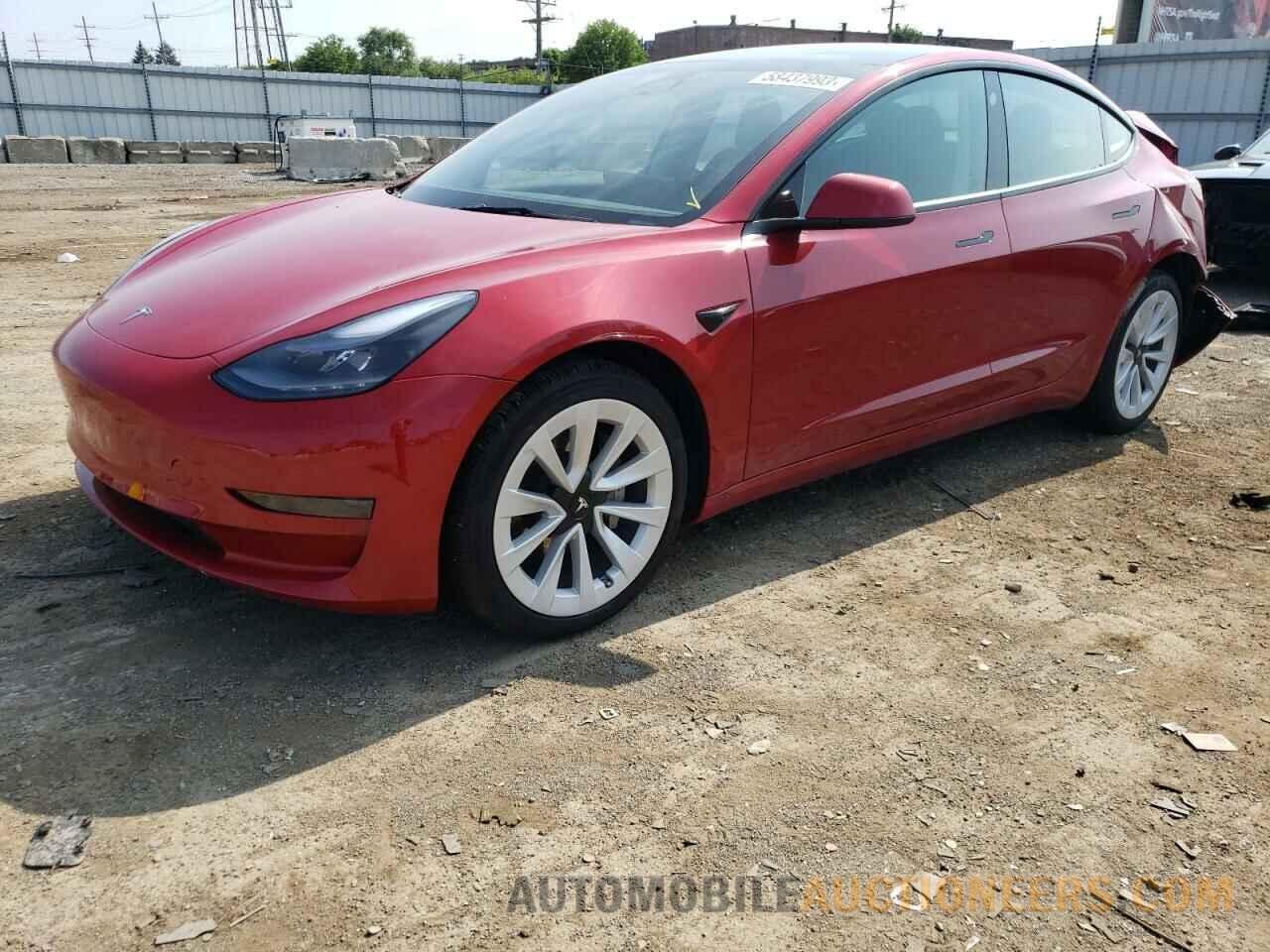 5YJ3E1EA9NF347258 TESLA MODEL 3 2022