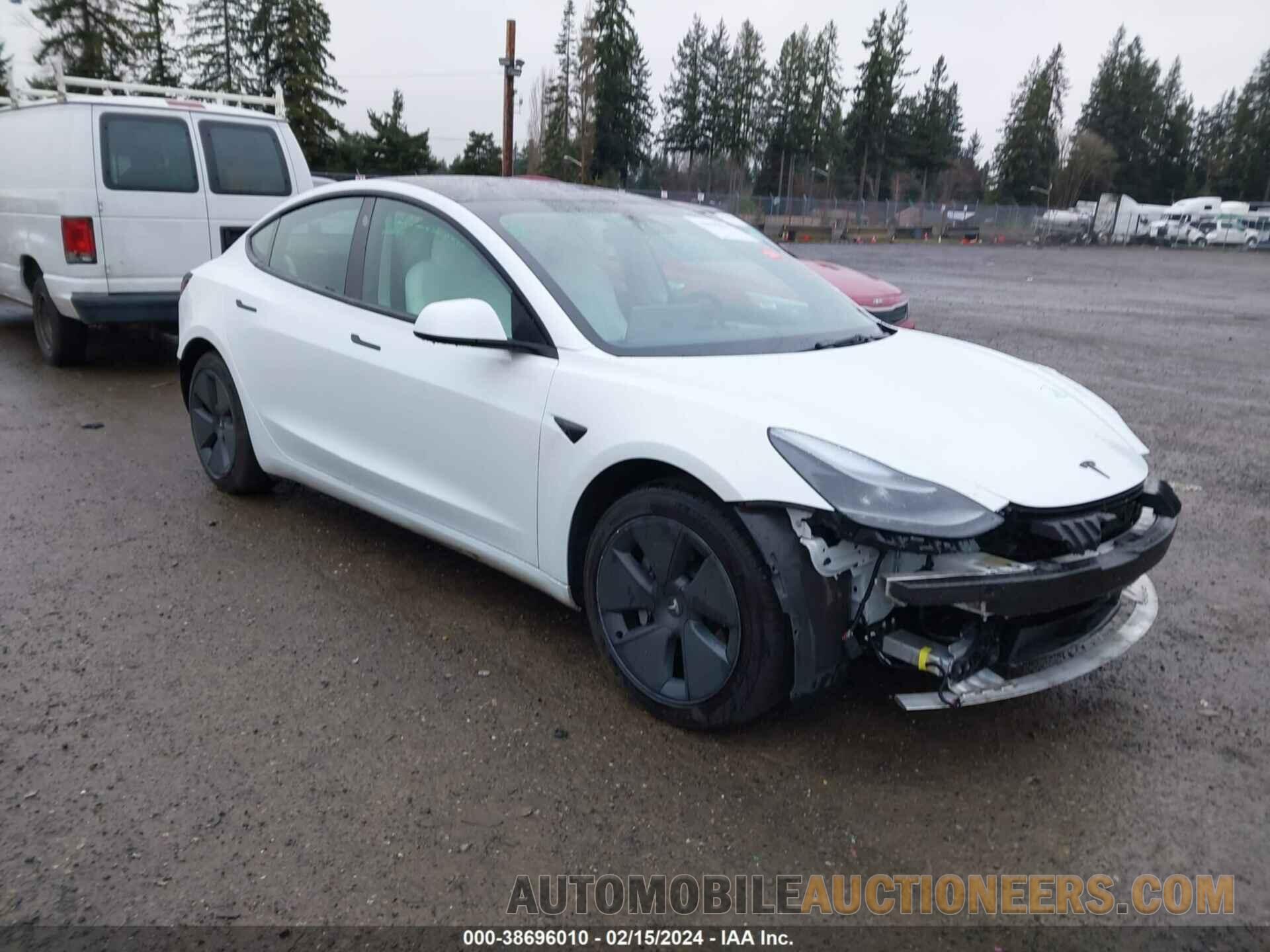 5YJ3E1EA9NF361872 TESLA MODEL 3 2022