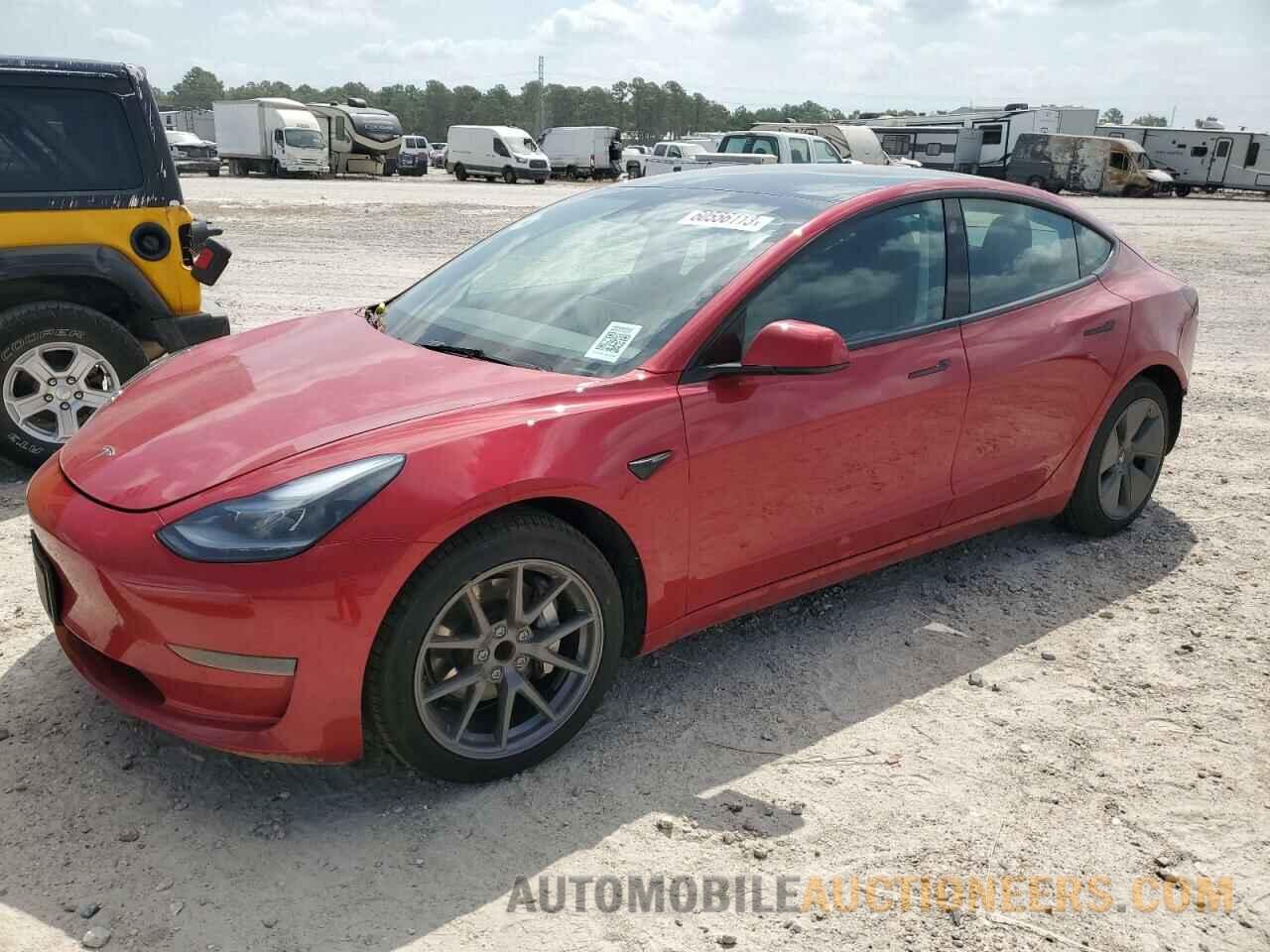 5YJ3E1EA9NF369406 TESLA MODEL 3 2022